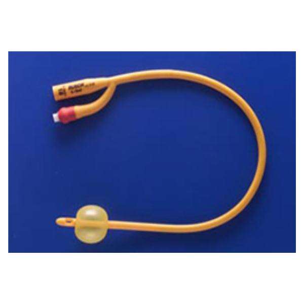 Catheter Foley Gold 20Fr 5cc Straight Tip Silicone Coated 2-Way 16